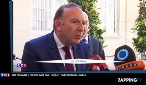 Loi Travail – Manuel Valls : Pierre Gattaz s’est dit "déçu" par son entretien avec le Premier ministre (Vidéo)