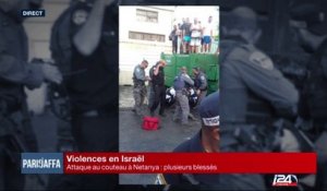 Attentat au couteau au marché de Netanya en Israël