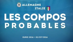 Allemagne - Italie : les compos probables (Euro 2016)