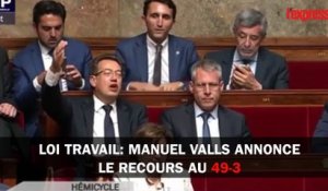 Loi Travail: Manuel Valls annonce un recours au 49-3