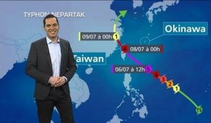 Super-typhon Nepartak : Taïwan et la Chine en alerte