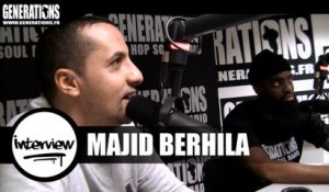 Majid Berhila - Interview (Live des studios de Generations)