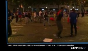 Euro 2016 : France-Allemagne, incidents sur les Champs-Elysées entre supporters et CRS (Vidéo)