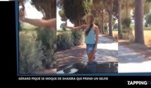 Shakira : Quand Gérard Piqué la filme et se moque alors qu’elle prend un selfie (Vidéo)