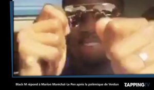 Black M se lâche et répond à Marion Maréchal-Le Pen après la polémique de Verdun (Vidéo)
