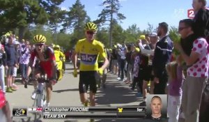 Tour de France 2016 : Chris Froome sans vélo et à pied dans le Ventoux