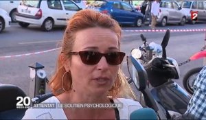 Rescapée de l'attentat de Nice, une femme confie, bouleversée, avoir presque honte d'être vivante