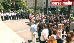 Attentat de Nice : minute de silence à la préfecture de Corse
