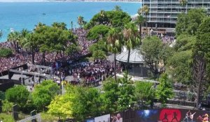 La minute de silence sur la Promenade des Anglais filmée par un drone