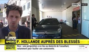 François Hollande au chevet des victimes