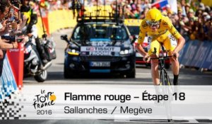 Flamme rouge - Étape 18 (Sallanches / Megève) - Tour de France 2016