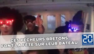 Ces pécheurs bretons font la fête sur leur bateau et leurs vidéos cartonnent