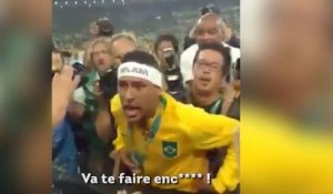 JO 2016 : Neymar insulte un supporter allemand après la victoire du Brésil (victoire)