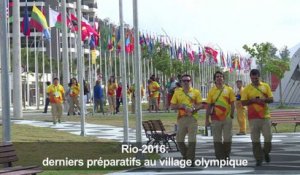 JO de Rio : derniers préparatifs au village olympique