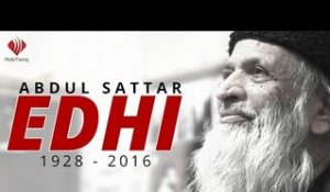 Paying Tribute To Abdul Sattar Edhi