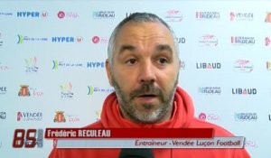 Luçon vs Amiens (0-3) : Interview de Frédéric Reculeau