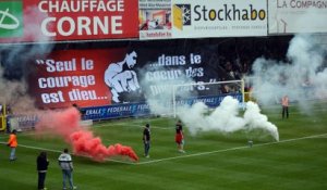 Mouscron-Anderlecht: le tifo d'avant-match