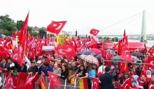 Allemagne : importante manifestation pro-Erdogan à Cologne