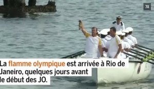 Malgré des manifestations, la flamme olympique est arrivée à Rio