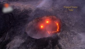 Un volcan en forme de smiley géant à Hawai !