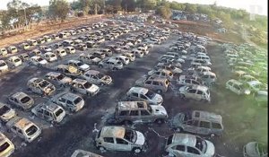 422 voitures détruites par le feu pendant un festival