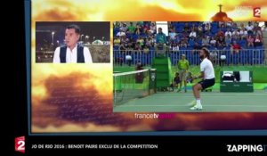 JO de Rio 2016 : Benoît Paire exclu de la compétition, un membre du staff balance (Vidéo)