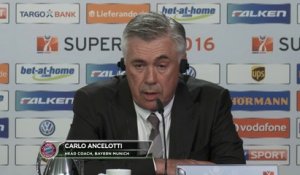 Supercoupe d'Allemagne - Ancelotti : "C'était un match difficile"