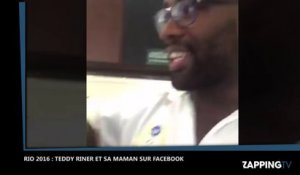 JO de Rio 2016 - Teddy Riner : Moment de tendresse avec sa maman dans une vidéo sur Facebook