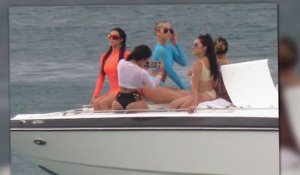 Kim Kardashian en vacances en famille au Mexique