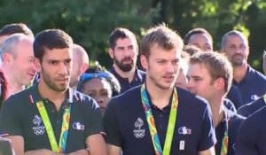 JO de Rio:les athlètes français reçus à l'Élysée