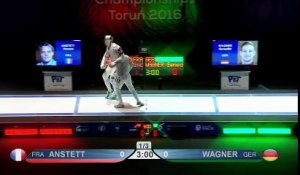 CE Torun 2016 - SH Finale Anstett (FRA) vs Wagner (GER)