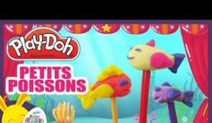 Les petits poissons dans l'eau - Comptine en pâte à modeler Play-Doh