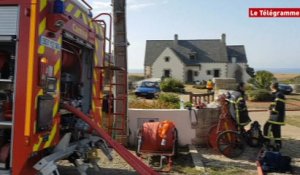 Sarzeau (56). 2 pompiers blessés dans un incendie