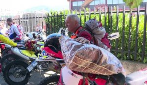 Séisme en Italie: des motards au secours des sinistrés