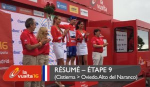 Résumé - Étape 9 (Cistierna / Oviedo. Alto del Naranco) - La Vuelta a España 2016