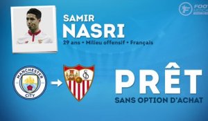 Officiel : Samir Nasri prêté au FC Séville !