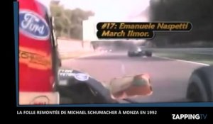 GP d’Italie - Michael Schumacher : Revivez sa folle remontée sur le circuit de Monza en 1992 (Vidéo)