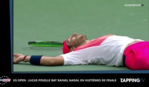 US Open : Lucas Pouille magistral, il terrasse Rafael Nadal en huitièmes de finale (Vidéo)