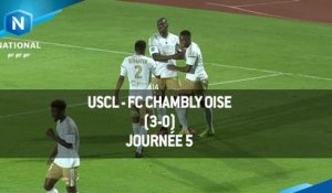 J5 : USCL - FC Chambly Oise (3-0), le résumé