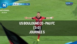 J5 : US Boulogne CO - Pau FC (3-0)