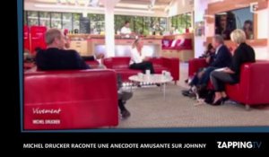 C à Vous : Michel Drucker raconte une drôle d'anecdote sur Johnny Hallyday (Vidéo)