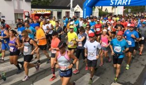 Départ du 42e semi marathon Auray-Vannes Première partie