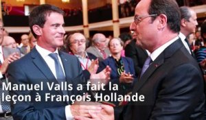 Les petits conseils de Manuel Valls à François Hollande (pour le sauver)