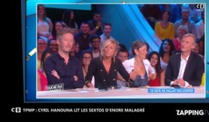 TPMP - Enora Malagré : Cyril Hanouna révèle le contenu de ses sextos (Vidéo)