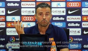 Barça - Enrique : "Personne ne peut jouer tous les matches"