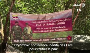 Colombie: conférence inédite des Farc pour ratifier la paix