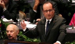 Hollande primé homme de l'Etat de l'année: "Today you are all French"