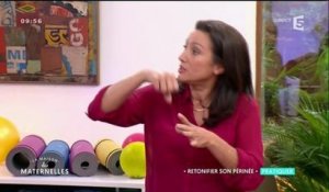 Les maternelles, France 5, : Agathe Lecaron contracte son anus en direct