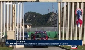 Deux surveillants blessés par des détenus à la prison de Valence