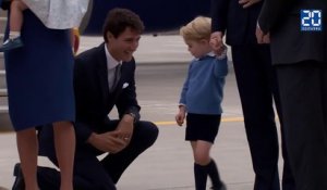 Le Prince George snobe totalement le Premier ministre canadien Justin Trudeau